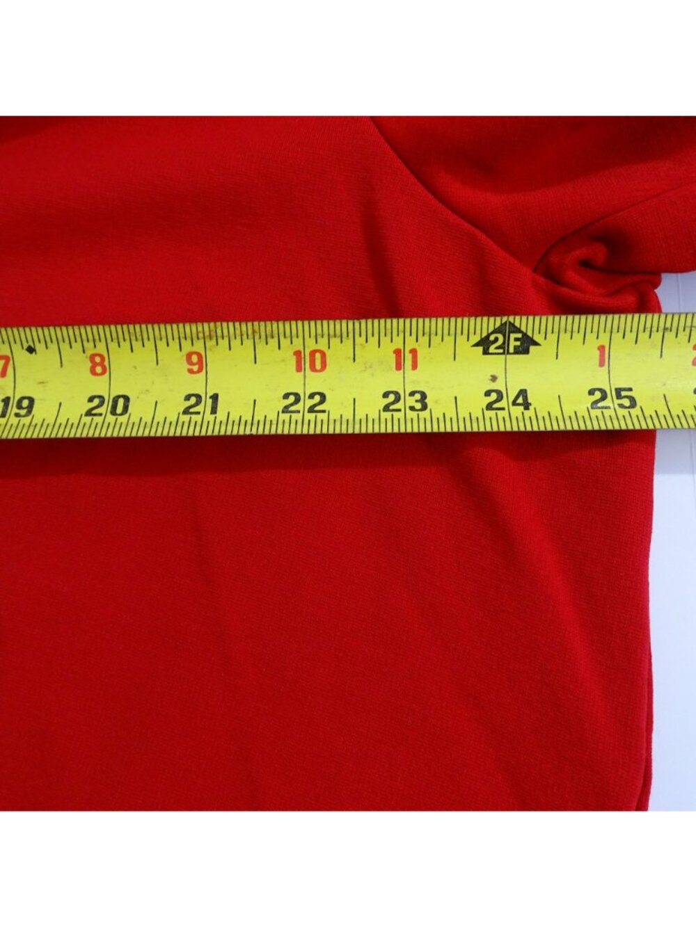 Dear Scarlett Women Red Open Front Blazer Jacket Size 3X Pockets 3/4 Sleeve - Picture 9 of 11